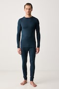 Viking комплект термобілизни чоловічий з мериносовою вовною Meriboo Set Merino темно-синій 500/28/1307