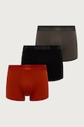Guess boxerky pánské bavlněné s elastanem JOE 3-pack černé U6BG08 K5375