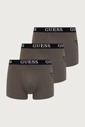 Guess bokserki męskie z bawełną 3-pack zielone U6BG03 K5365