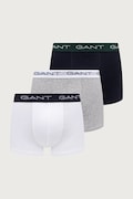 Gant boxerky pánske bavlnené s elastanom 3-pak biele 902633003