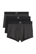 Marc O'Polo bokserki męskie bawełniane z elastanem 3-pack czarne 10228508