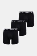 Nike bokserki dopasowane męskie bawełniane z elastanem 3-pack czarne NQ00KE1284.001