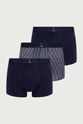 Karl Lagerfeld bokserki dopasowane męskie bawełniane z elastanem 3-pack granatowe B4M47007
