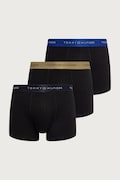 Tommy Hilfiger priliehavé boxerky pánske bavlnené s elastanom 3-pak čierne UM0UM03964