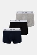 Calvin Klein Underwear bokserki dopasowane męskie bawełniane z elastanem 3-pack czarne LV00NB4607