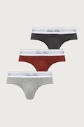 Calvin Klein Underwear slipy męskie z bawełną 3-pack szare LV00NB4606