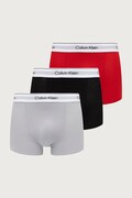 Calvin Klein Underwear priliehavé boxerky pánske bavlnené s elastanom 3-pak červené LV00NB4566