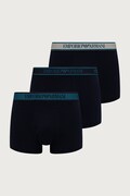 Emporio Armani Underwear bokserki męskie z bawełną 3-pack granatowe EM000259 AF25019