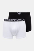 Emporio Armani Underwear oprijete boksarice moške bombažne z elastanom črne EM000252 AF25017