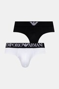 Emporio Armani Underwear slipy męskie bawełniane z elastanem 2-pack czarne EM000251 AF25017