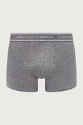 United Colors of Benetton bokserki dopasowane męskie bawełniane z elastanem 3-pack białe 3G682X01T