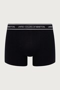 United Colors of Benetton bokserki dopasowane męskie bawełniane z elastanem 3-pack szare 3G682X01T