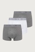 United Colors of Benetton bokserki dopasowane męskie bawełniane z elastanem 3-pack szare 3G682X01T