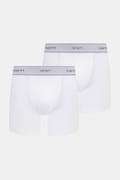 Carhartt WIP Cotton Trunks прилепнали боксерки от памук с еластан мъжки 2 броя бели I037602