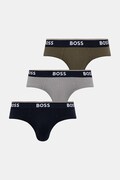 BOSS сліпи чоловічі бавовняні з еластаном Brief 3 шт. блакитні 50554683