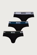 BOSS slip bărbați din bumbac cu elastan pachet de 3 negri 50554683