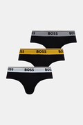 BOSS сліпи чоловічі бавовняні з еластаном Brief 3 шт. чорні 50554683