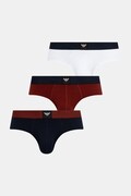 Emporio Armani Underwear slipy męskie z bawełną 3-pack białe EM002154.AF25033