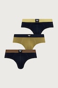 Emporio Armani Underwear slipy męskie z bawełną 3-pack granatowe EM002154.AF25033