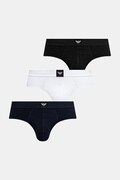 Emporio Armani Underwear slipy męskie z bawełną 3-pack czarne EM002154.AF25033