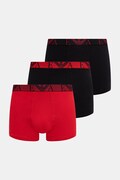 Emporio Armani Underwear bokserki dopasowane męskie bawełniane z elastanem 3-pack czarne EM000259.AF25018