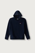 Tommy Hilfiger mikina s kapucňou detská bavlnená biela KS0KS00758
