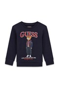Guess bluza dziecięca bawełniana granatowa N6BQ03 K6112