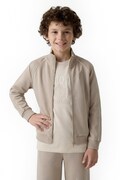 Guess bluza rozpinana dziecięca z wiskozą beżowa L6BQ15 K7249