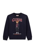 Guess bluza dziecięca bawełniana granatowa L6BQ14 K6130