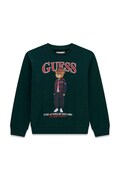 Guess bluza dziecięca bawełniana zielona L6BQ14 K6130