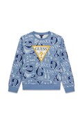 Guess dukserica za djecu od pamuka plava L6BQ10 K6092