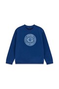 Guess bluza dziecięca bawełniana niebieska L6BQ04 K5919