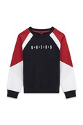 Guess bluza dziecięca bawełniana czarna L6BQ02 K5917
