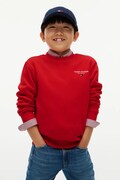 Tommy Hilfiger bluza dziecięca bawełniana czerwona KB0KB10766