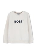 BOSS суичър за деца с памук бежов J53395