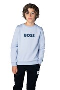 BOSS суичър за деца с памук син J53395