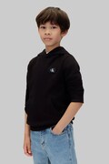Calvin Klein Jeans hanorac cu glugă pentru copii din bumbac negru LVCKTJB39B