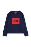 HUGO μπλούζα παιδική με βαμβάκι σκούρα μπλε G01184