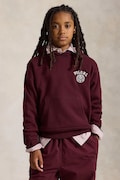 Polo Ralph Lauren суичър с качулка за деца с памук бордо 323B27301002