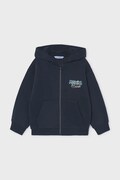 Mayoral bluza z kapturem dziecięca z bawełną granatowa 4477