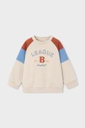 Mayoral bluza dziecięca z bawełną beżowa 4457
