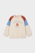 Mayoral bluza dziecięca z bawełną beżowa 4457