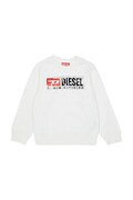 Diesel bluza dziecięca bawełniana SLOMIX SWEAT-SHIRT biała J02973