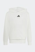 adidas pulover s kapuco otroški z bombažem bel KX2476