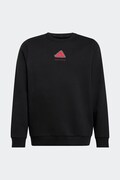 adidas dukserica za djecu s pamukom crna KX6156