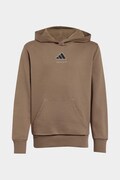 adidas felpa con cappuccio per bambini con cotone beige KX2477