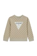 Guess bluza dziecięca bawełniana beżowa N6YQ07 K4100