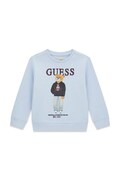 Guess mikina dětská bavlněná modrá N6YQ05 K4096