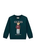 Guess mikina dětská bavlněná zelená N6YQ05 K4096
