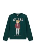 Guess bluza dziecięca bawełniana zielona L6YQ07 K4049